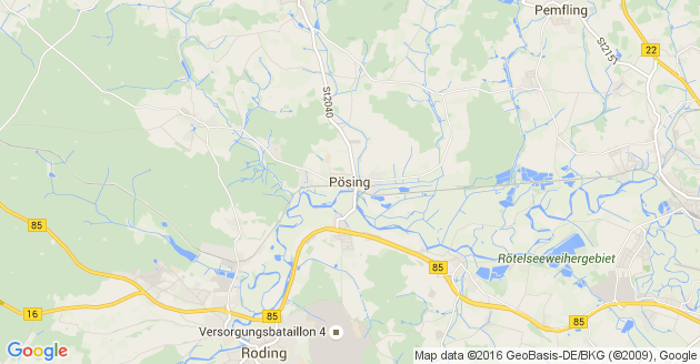 Karte Pösing