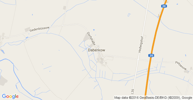 Karte Daberkow
