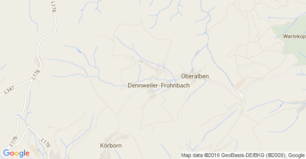 Karte Dennweiler Frohnbach
