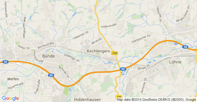 Karte Kirchlengern