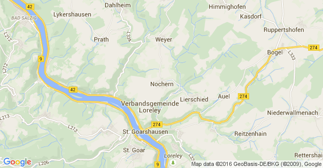 Karte Nochern