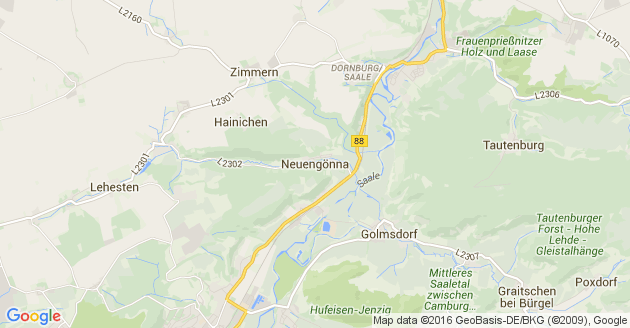 Karte Neuengönna