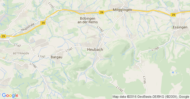 Karte Heubach