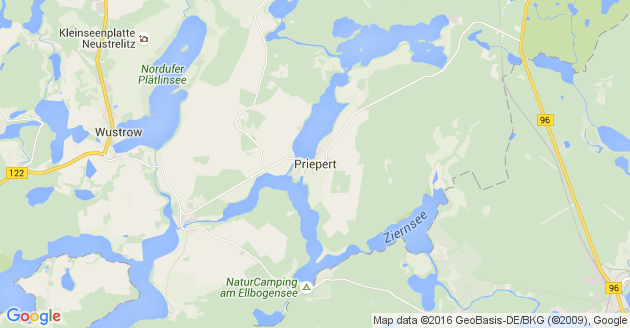 Karte Priepert