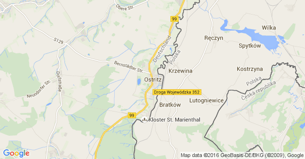 Karte Ostritz
