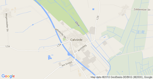 Karte Calvörde               