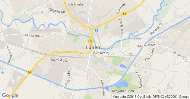 Karte Lünen