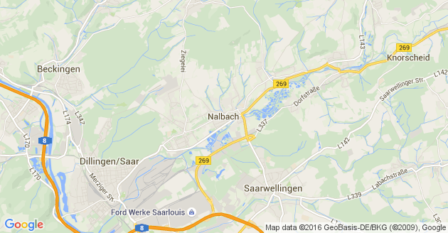 Karte Nalbach