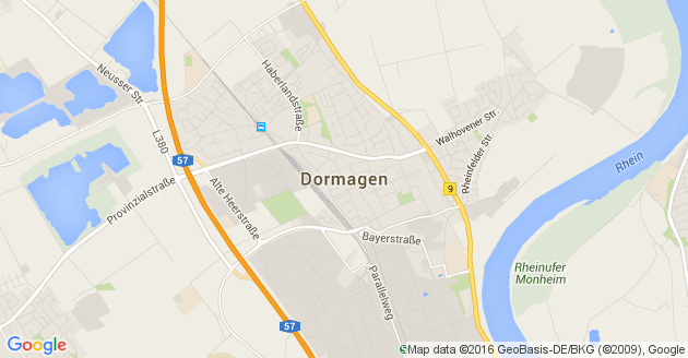 Karte Dormagen