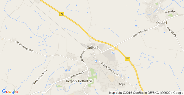 Karte Gettorf