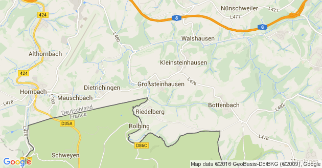 Karte Großsteinhausen