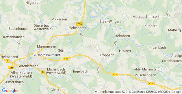 Karte Giesenhausen           