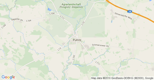 Karte Putlitz