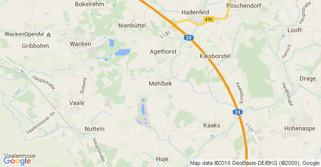 Karte Mehlbek