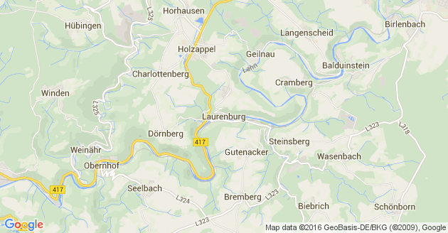 Karte Laurenburg