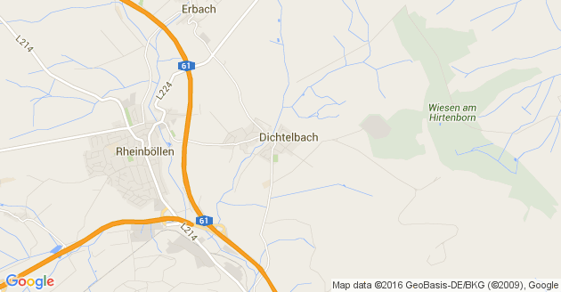 Karte Dichtelbach