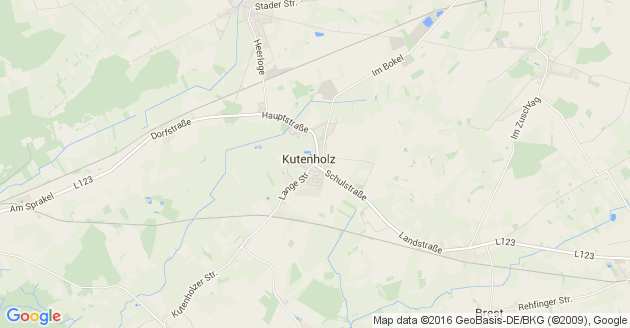 Karte Kutenholz