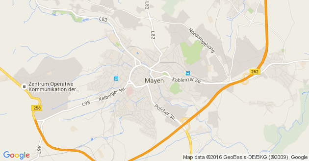 Karte Mayen