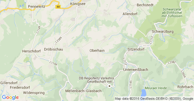 Karte Oberhain