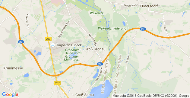 Karte Groß Grönau
