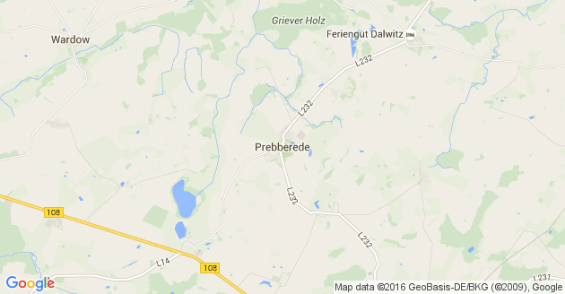 Karte Prebberede