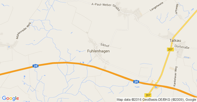 Karte Fuhlenhagen