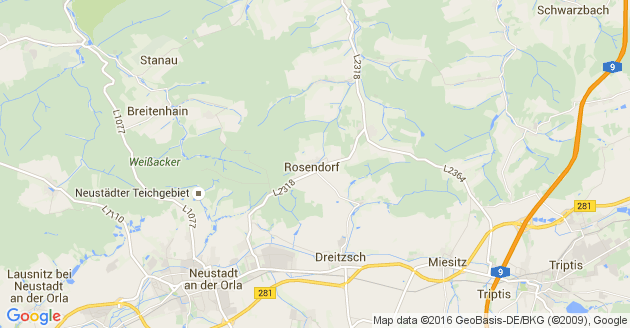 Karte Rosendorf