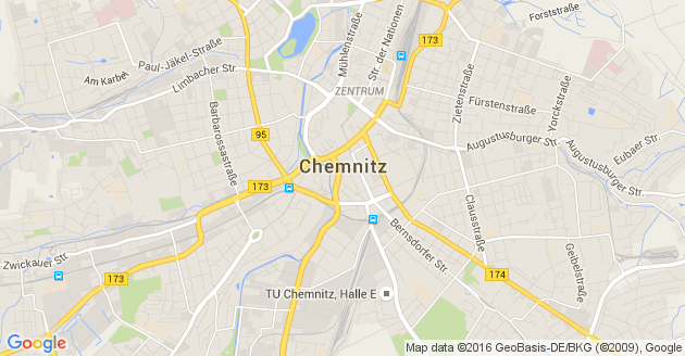 Karte Chemnitz               