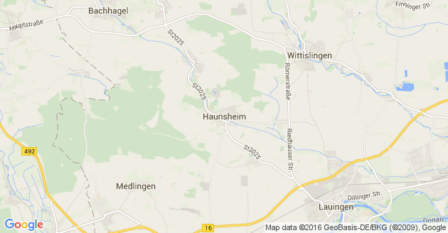 Karte Haunsheim