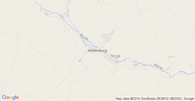 Karte Hohenburg