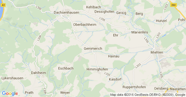 Karte Gemmerich