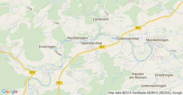 Karte Obermarchtal