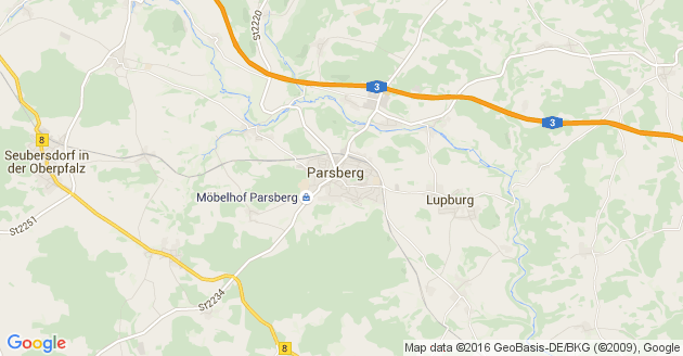 Karte Parsberg