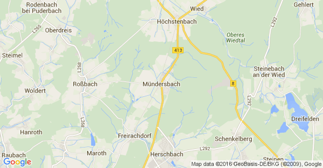 Karte Mündersbach
