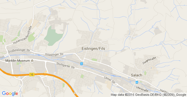 Karte Eislingen Fils