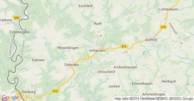 Karte Irrhausen