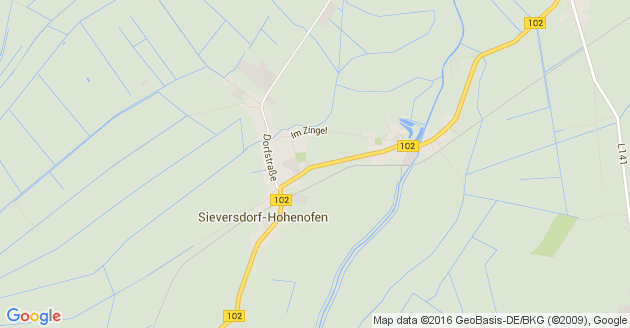 Karte Dreetz bei Neustadt an er Dosse