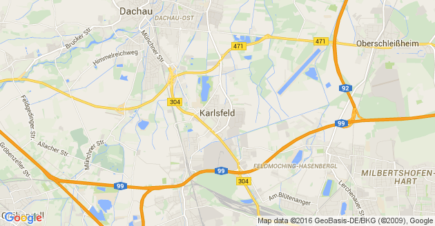 Karte Karlsfeld