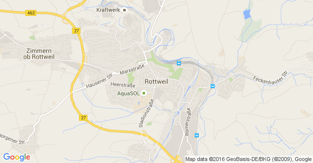 Karte Rottweil