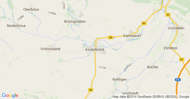 Karte Kindelbrück