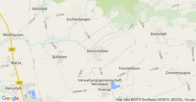 Karte Molschleben