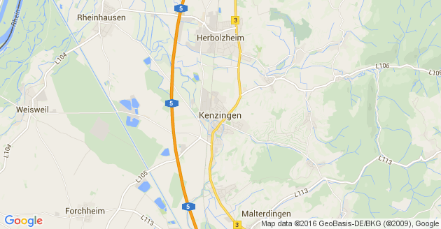 Karte Kenzingen