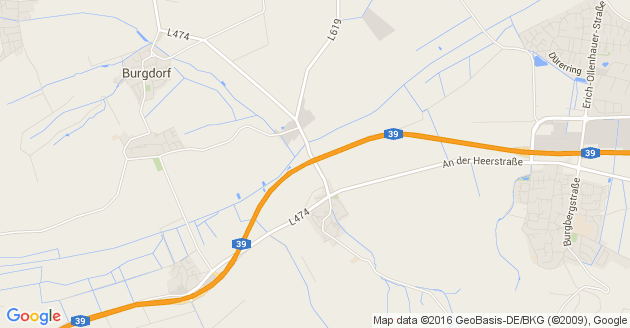 Karte Burgdorf bei Salzgitter