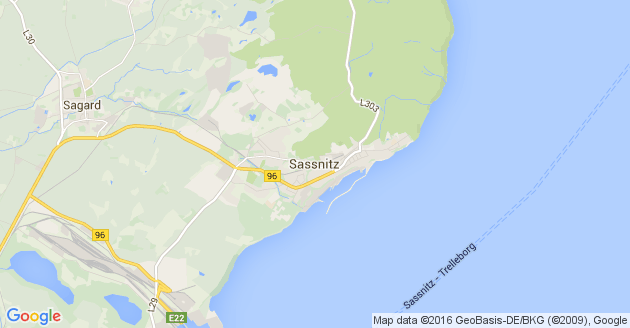 Karte Sassnitz