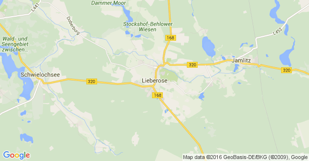 Karte Lieberose