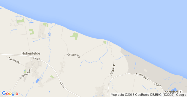 Karte Behrensdorf an der Ostsee