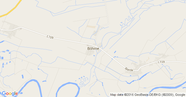Karte Böhme