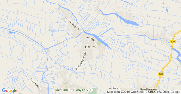 Karte Barum Kreis Lüneburg