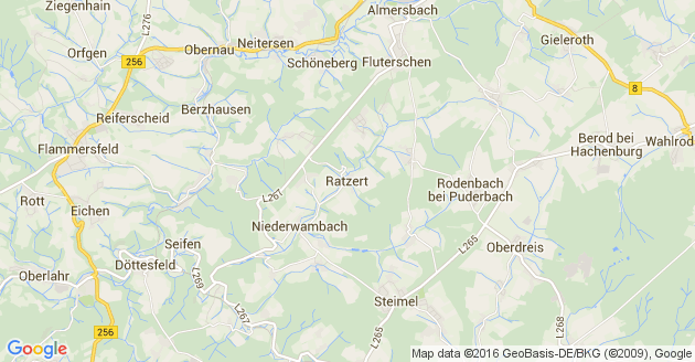 Karte Ratzert