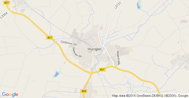 Karte Hungen
